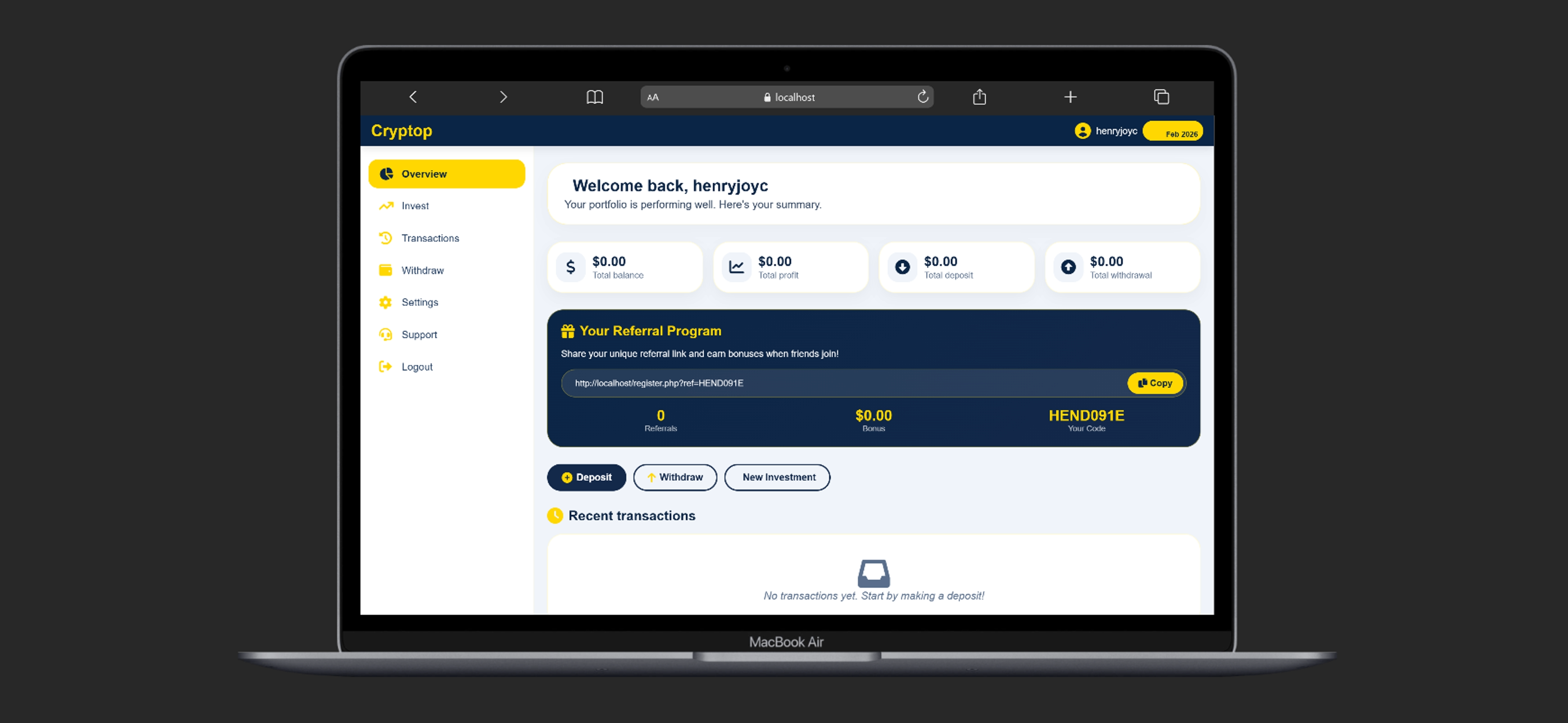 Investment Dashboard